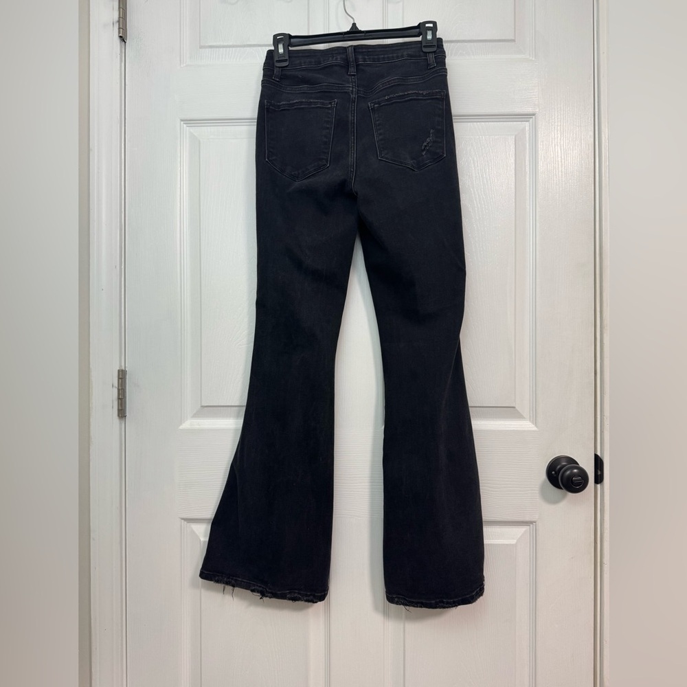 Flying Monkey Black Flare Jeans - Picture 2 of 4